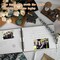 Graduation Wood Guest Book Rustic Grad Gifts Wood Scrapbook Photo Album Hardcover Photo Guest Congratulatory Message Book with 80 Blank White Pages for Graduation Party (Congratulation)